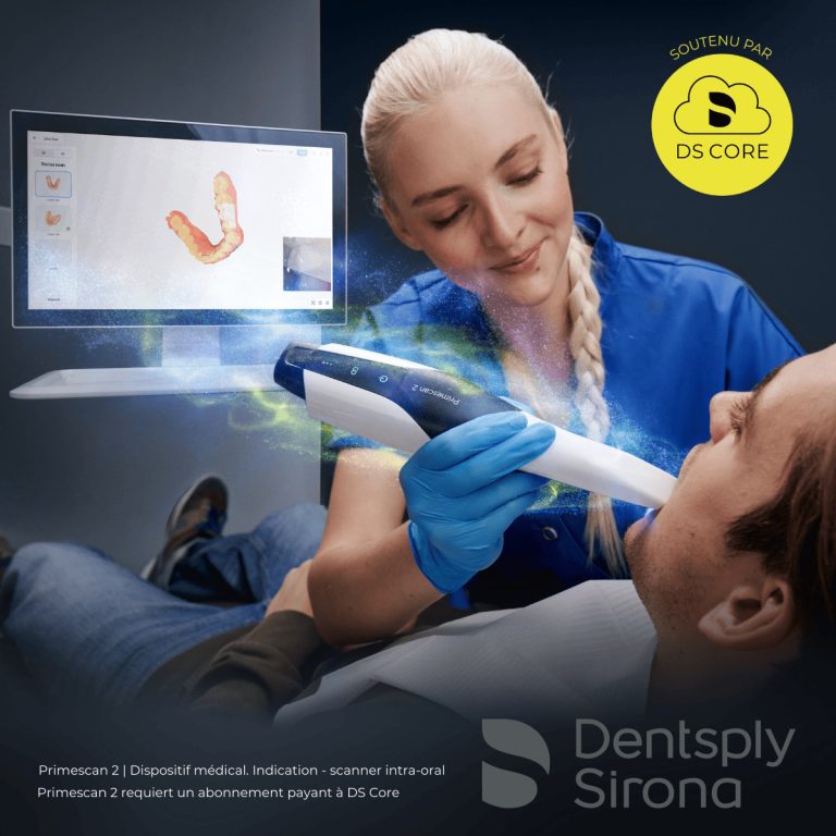 Primescan 2 de Dentsply Sirona finaliste Produit de l'année ADF 2025 catégorie Equipement